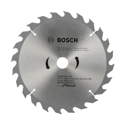 Serra Circular de Widia 7.1/4 x 24- 184MM Dentes Bosch