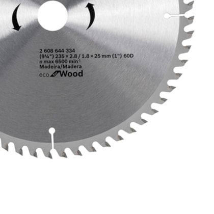 Serra Circular de widia 9.1/4x60 - 235MM Dentes Bosch-69be80be-0048-43e7-ae74-eb280d511615