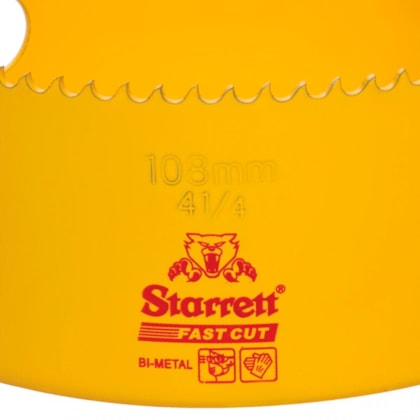 Serra Copo 108mm Aço Rápido Bimetal Starrett-bce4005d-ff08-4084-8385-35b729d5c43c