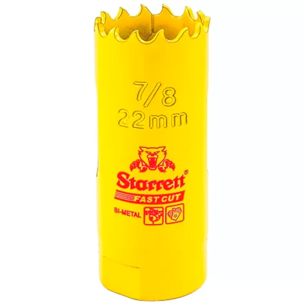Serra Copo 22mm Aço Rápido Bimetal Starrett-18132383-3a8a-456f-81e6-4e47cbbf1abb