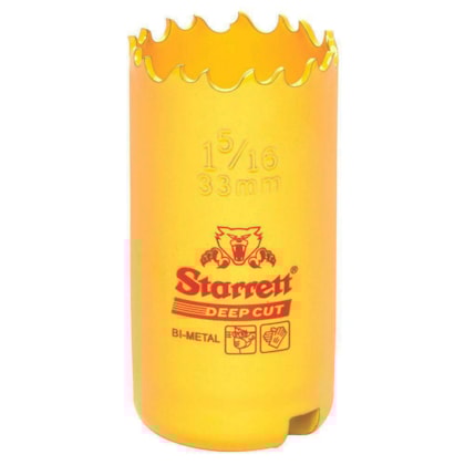 Serra Copo 33mm Aço Rápido Bimetal Starrett-16761c53-0e2e-4362-be6d-5fac1d993f17