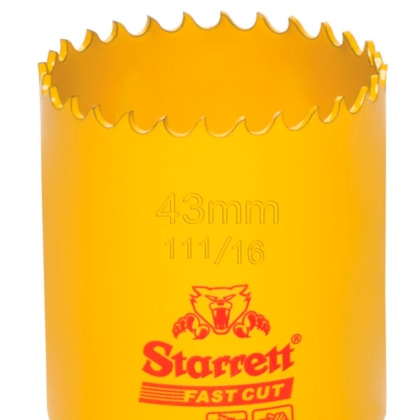 Serra Copo 43mm Aço Rápido Bimetal Starrett-546ffa7d-19c2-4cb0-9513-8c63b38865de