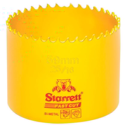 Serra Copo 59mm Aço Rápido Bimetal Starrett-cc2fe3a6-390b-4229-af4a-989ec2a3b16a