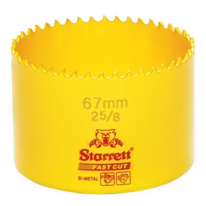 Serra Copo 67mm Bi-Metal Fast Cut Starrett-eeb118fe-ddaf-4ee3-85cf-81eca34ef44e