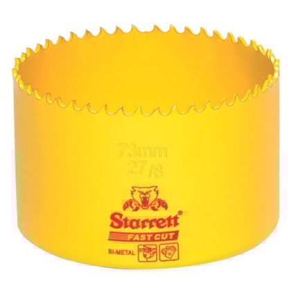 Serra Copo 73mm Bi-Metal Fast Cut Starrett-42889e05-e405-49e3-bf96-ee3601e2d4a0