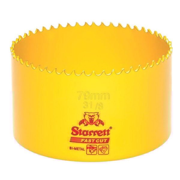 Serra Copo 79mm Bi-Metal Fast Cut Starrett-7f014d58-7b74-4b21-9e27-a8b57c994f71