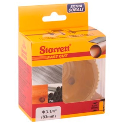 Serra Copo 83mm Aço Rápido Bimetal Starrett-8c6283d3-43ac-4b0d-9294-277c11eb35fd