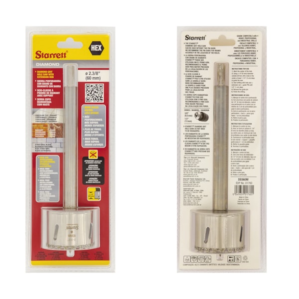 SERRA COPO DIAMANTADA 130MM - 5.1/8