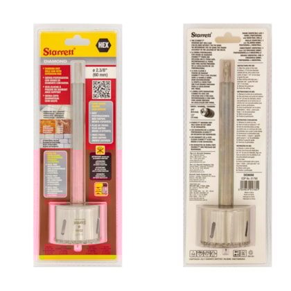 Serra Copo Diamantada 135mm com Haste 150mm Starrett-acecd522-a016-41a4-a8a3-cbde9cf2acc3