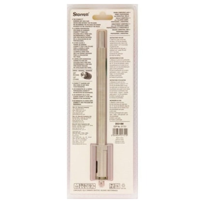 Serra Copo Diamantada 19mm c/ Haste Starrett-0274c48c-51c0-4253-9856-38ec1ad04fc9