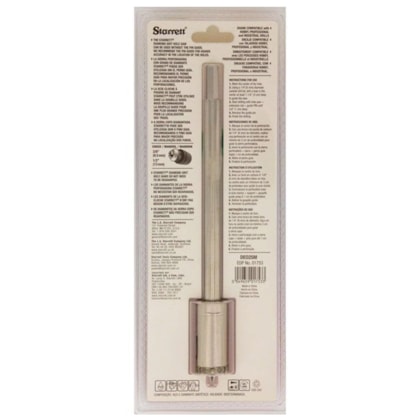 Serra Copo Diamantada 25mm c/ Haste Starrett-db1d1514-e03e-41f2-9b44-1c2eaa4a982a