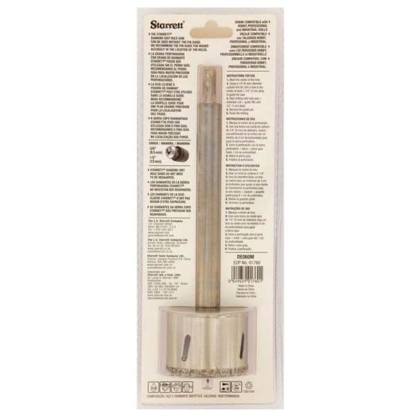 Serra Copo Diamantada 60mm c/ Haste Starrett-27c932cd-0d40-412e-be18-782d2036caf6