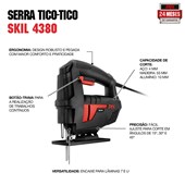Serra Tico Tico 380w 4380 Skil