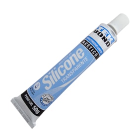 Silicone Acético Incolor 50g Bisnaga 22034001202 Tekbond