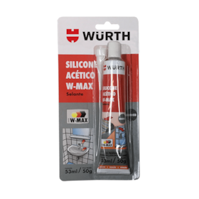 Silicone Acético para Alta Temperatura Branco 50g 5986318012 Wurth W-Max