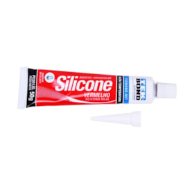 Silicone Acético Vermelho Alta Temp 50ml Bisnga EXP0509.0397 Unipega