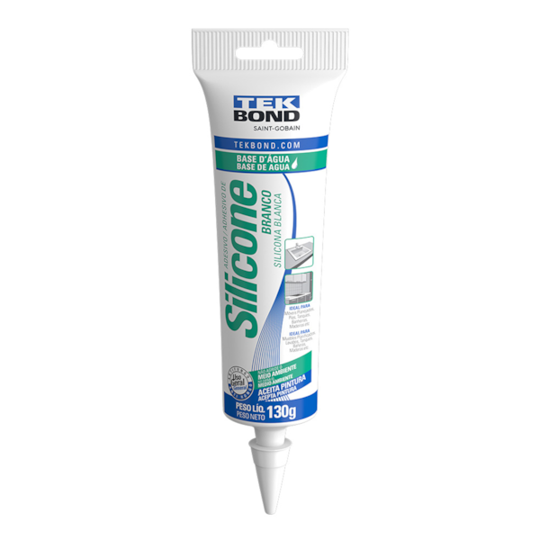 Silicone Adesivo Branco A Base Dágua 130g Vedação 22141013000 Tekbond-ac6970a1-b433-4222-99dc-5e49e0667711
