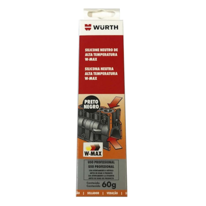 Silicone Neutro Alta Temp Wurth Cinza 60g 5986318162 W-Max-f4658015-31bf-4a42-9836-6a733fce31c9