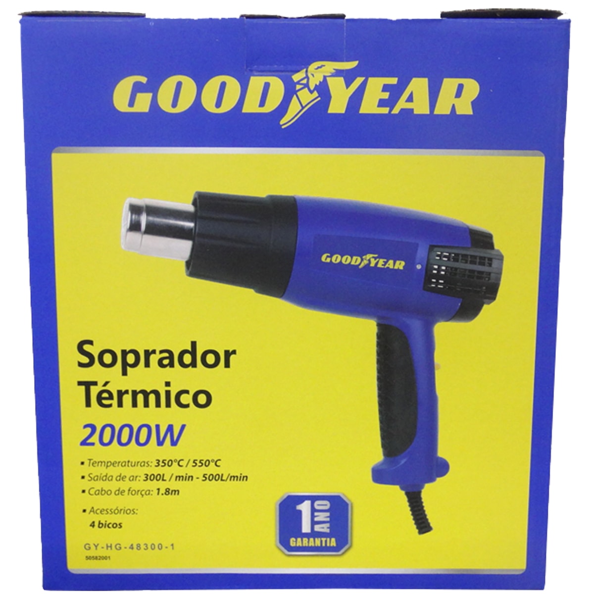 Soprador Térmico 2000w GYHG483001 Goodyear | Ultra Maquinas