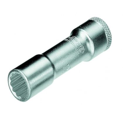 Soquete 17mm Estriado Longo Encaixe 3/8 D30L 014308 Gedore