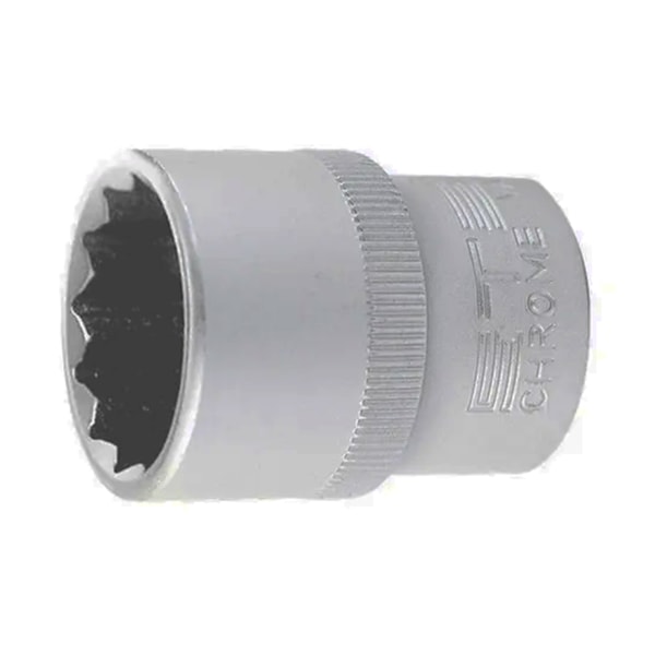 Soquete 9mm Estriado Encaixe 1/2