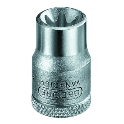 Soquete GTX E10 3/8 Perfil Hexalobular TX30 014605 Gedore-9d48c4b8-b4c7-4b01-8455-4832230c3c91