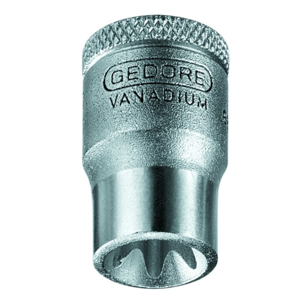 Soquete GTX E10 3/8 Perfil Hexalobular TX30 014605 Gedore-8d68853b-d950-4e65-ac5f-acadc7c70a5e