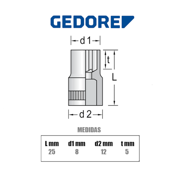 Soquete Torx 1/4 E6 M5 013605 Gedore -3a48807c-2401-41db-97e4-241faccfce88