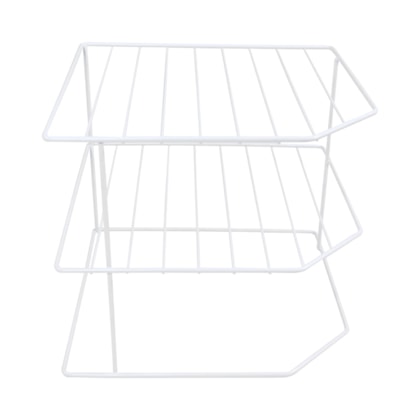 Suporte de Pratos Horizontal 3 Níveis Branco 990801 Bel Fix-6c633039-173b-4fee-aea2-8cf88ea81c0f