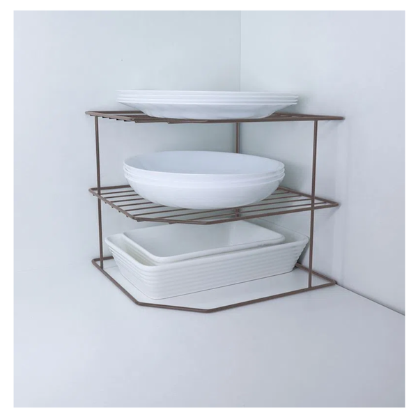 Suporte de Pratos Horizontal 3 Níveis Lavanda Bel 990846 BEL FIX-64926c80-fcca-4fc2-8669-71f453d9f3d9