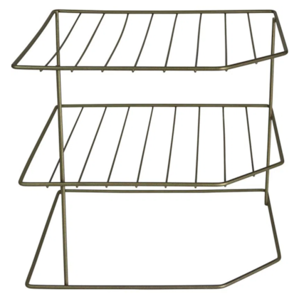 Suporte de Pratos Horizontal 3 Níveis Verde Oliva Bel 990844 BEL FIX-5c000d16-5a77-4994-bfd3-ec0daeb06a0c