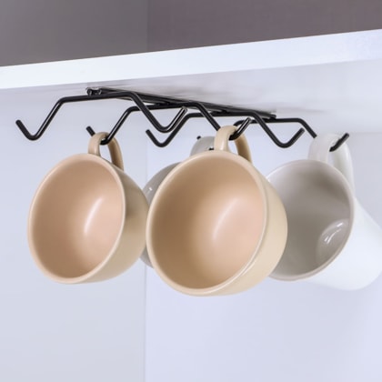 Suporte de Xícaras Fixo Preto 990107 Bel Fix-50cd3a16-18da-4f90-93a1-c29af9073bfb