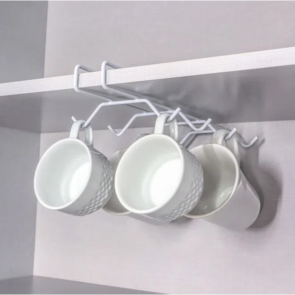 Suporte de Xícaras Suspenso Branco 990001 Bel-4824d7cd-7af2-4c57-9387-1e30a8bd98fb