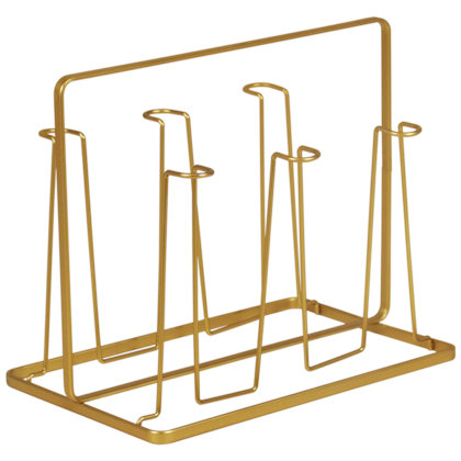 Suporte Escorredor de Copos Viena Bancada Dourado 991935 Bel Fix-de611c21-8b65-4fcd-85b6-166722002b5c