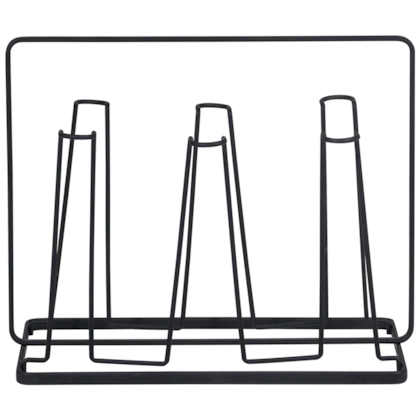 Suporte Escorredor de Copos Viena Bancada Em Aço Carbono Preto 991807 Bel Fix-5e6962ff-525d-424a-b61f-0af01eb41d61