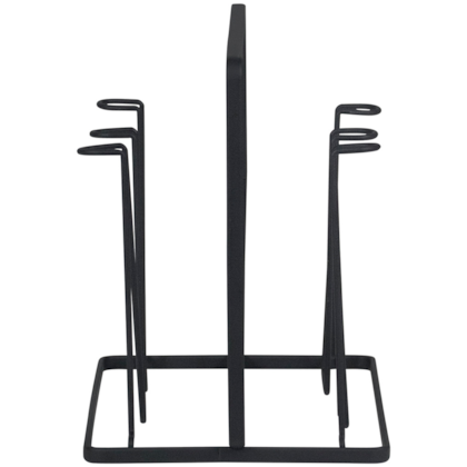 Suporte Escorredor de Copos Viena Bancada Em Aço Carbono Preto 991807 Bel Fix-7b2183ea-2cf2-4d53-b678-2fb235a7f683