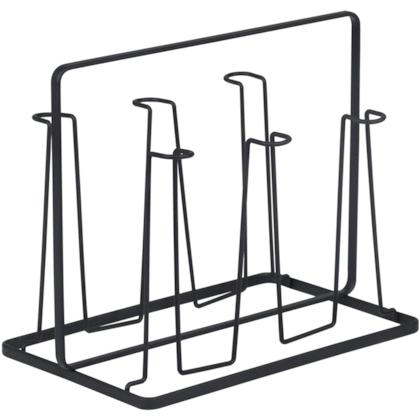 Suporte Escorredor de Copos Viena Bancada Em Aço Carbono Preto 991807 Bel Fix-8f44d1cc-d38f-4838-826c-c05f2ea6f982