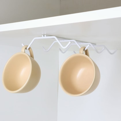 Suporte Organizador de Xícaras Fixo Branco 990101 Bel Fix-dedf1341-0ac0-45d2-a216-7398daf402d7