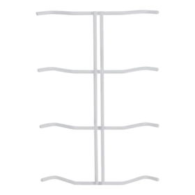 Suporte Organizador de Xícaras Fixo Branco 990101 Bel Fix