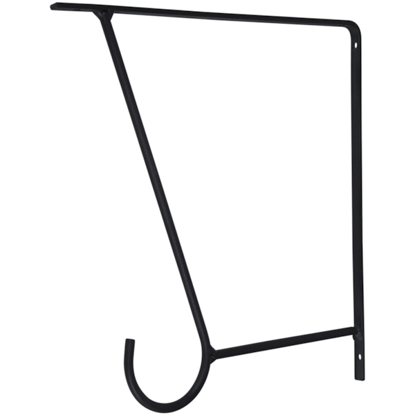 Suporte Organizador Para Prateleira Em Arame Esmaltado com Gancho 23cm Preto 812507 Bel Fix-22f8036f-e7b0-4631-9148-495565ede627