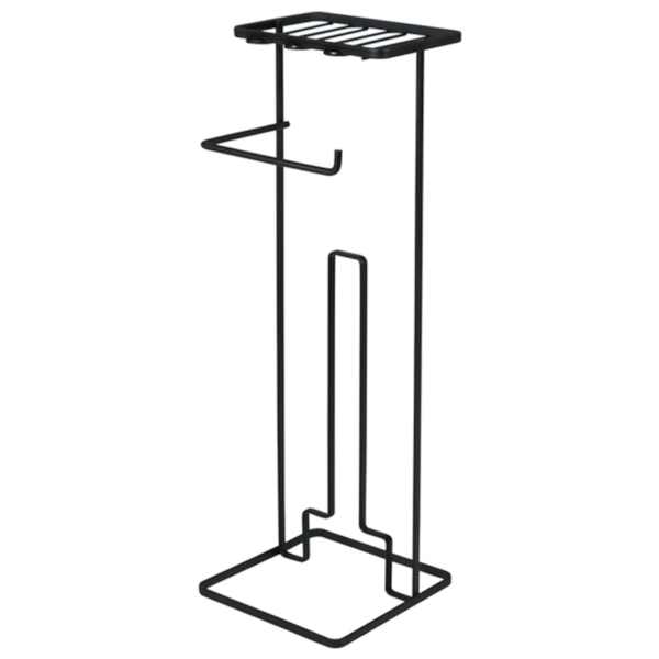 Suporte para Papel Higiênico com Porta Celular Viena Preto 980207 Bel Fix-c46dd7e1-3236-41e8-9ad2-c2c27c256cea