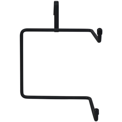 Suporte Para Papel Higiênico Horizontal Curvy em Aço Esmaltado Preto 980007 Bel Fix-6de50d54-3bd4-48ac-b7af-65d086f7821e