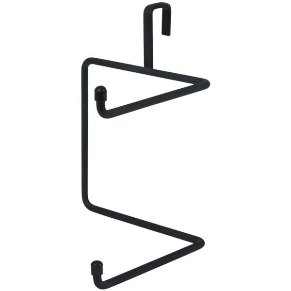 Suporte Para Papel Higiênico Horizontal Curvy em Aço Esmaltado Preto 980007 Bel Fix-e462fbad-3a45-48fe-b7dd-7fa876f7b80e