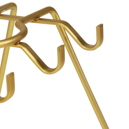 Suporte Para Xícaras Viena Bancada em Aço Esmaltado Dourado 991935 Bel Fix-230f7991-e816-4208-966c-f64e8c91843e