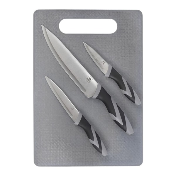 Tábua de Corte Carne e Legumes Com 3 Facas Inox Para Churrasco 228400 Bel Fix -55bebda4-4643-4b46-8d73-886db1c9b177