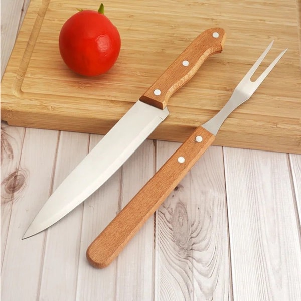 Tábua de Corte Em Madeira Com Garfo e Faca em Inox Para Churrasco 258500 Bel Fix -51c25b3c-be8c-4435-9889-0c0ea0473499