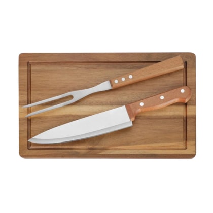 Tábua de Corte Em Madeira Com Garfo e Faca em Inox Para Churrasco 258500 Bel Fix -4c5e9db2-7ec0-4b79-a388-275ffce10ffd