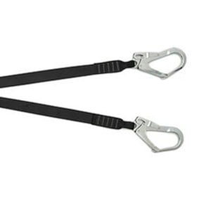 Talabarte Y Fita Poliéster c/ Absorvedor Gancho 55mm MG Cintos