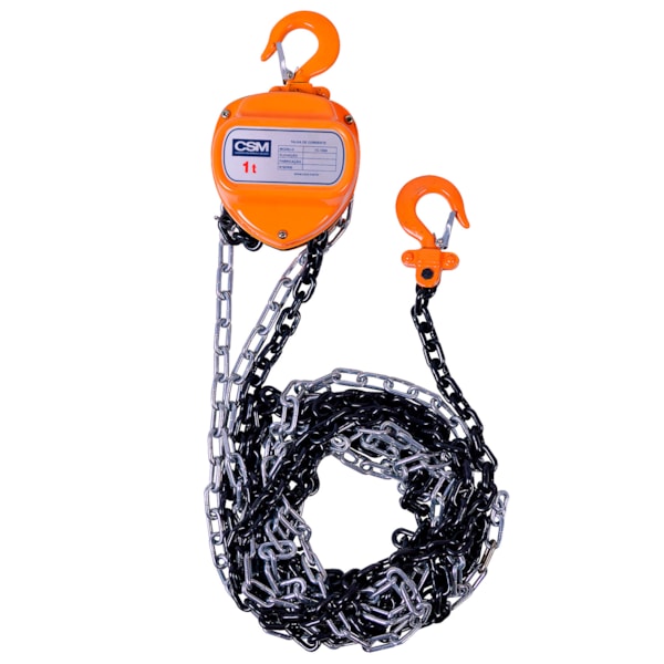 Talha Manual 1 Tonelada Corrente 3m TC1000 CSM-c00d14ba-937a-4d65-977a-68ec456c8520