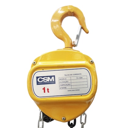 Talha Manual 1 Tonelada Corrente 5m TC1000 CSM-79a86caf-a0ef-4347-a55c-be154fd39615